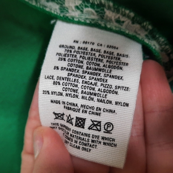 Anthropologie Cartonnier Lattice Meadow Green Lace Jacket XS​ - Picture 5 of 5